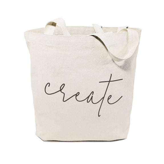 Create Gym Cotton Canvas Tote Bag