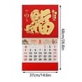thumbnail image 4 of KOYPTL Chinese Wall Calendar Monthly,2026 Asian New Year Traditional Zodiac Calendar The Year of Horse Year Hanging Calendar for Chinese Lunar New Year Decorations Spring Festival, 4 of 4