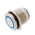 thumbnail image 3 of Interruptor De Alimentación De Acero Inoxidable De Cabeza Plana Autoblocante De 3x19 Mm 3 piezas Baoblaze interruptor de alimentación, 3 of 8