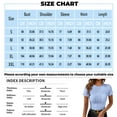 thumbnail image 3 of Summer Tops for Women Women's Solid Color Round Neck Slim Short Sleeve T-Shirt, 3 of 7