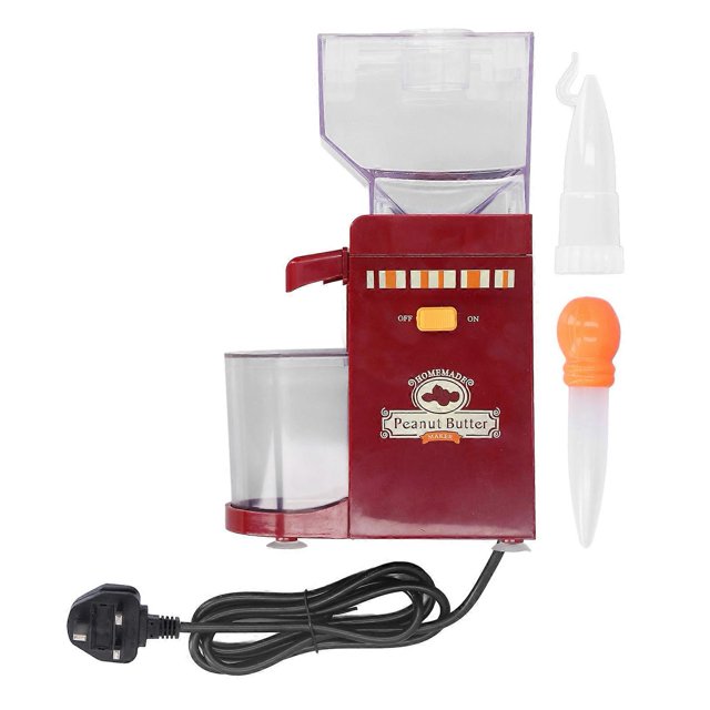 Peanut Butter Machine, Non-Slip Household Electric Grinder, for Sesame Sauce, Nut Butter, Almonds, Cashews, Hazelnuts, Plug 220V