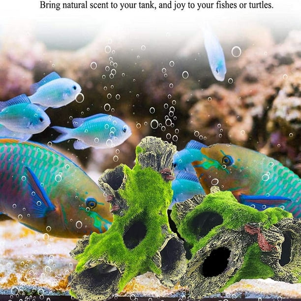 Acheter Figurines de décoration d'aquarium en résine, poissons