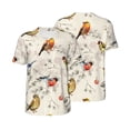 thumbnail image 3 of Daiia Little Birds Mens Baseball Jersey Button Down Shirts Short Sleeve Sports Uniforms-4X-Large, 3 of 9