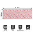 thumbnail image 5 of Pink Cartoon Unicorn Rainbow Cloud Moon Star Pattern Door Rugs,Washable Non Slip Door Mats Indoor,Decorative Door Mats,Entry Mat Indoor for Entrance,Bedroom,Kitchen,Bathroom,16"x47", 5 of 6