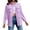 Light Purple, variant on Women's Wool & Pea Coats Crop Button Down Puffer Jacket Winter Quilted Warm Short Jacket Outerwear Light Purple,S