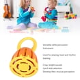thumbnail image 3 of Handled Cage Bell Babies Children Oval Rattle Orff Plastic Kids Music Percussion Instrument Toy For Child Baby Brain Game, 3 of 8