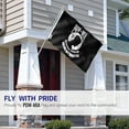 thumbnail image 6 of Pow Mia Flag 4x6 FT Double Sided Pow Flags-You Are Not Forgotten Prisoner of War Flag-Memorial Veterans Armed Forces Military Flag Banner with 2 Brass Grommets for Indoor Outdoor, 6 of 10
