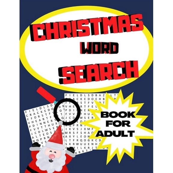 Christmas Word Search Book for Adult: Puzzles Large Print - Jumbo Challenging Brain Exercise - Word Find Activity Games - Wordsearching Holiday Game - Nourish Your Spirit (Paperback)