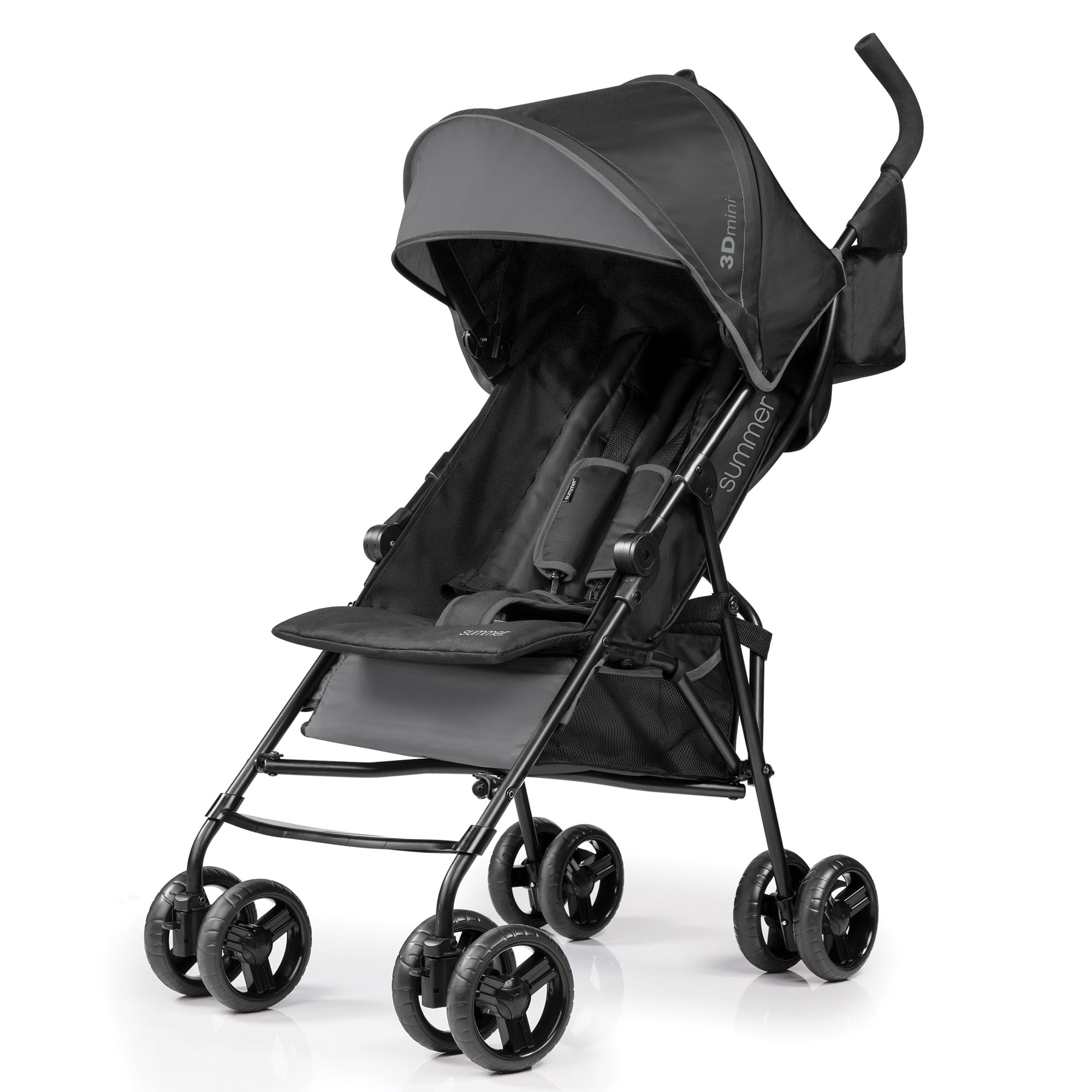 Summer 3Dmini Convenience Stroller, Gray Lightweight Infant Stroller