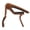 Deep Wood Grain, variant on YAHHU Quick Change Aluminum Guitar Capo for Acoustic and Electric Guitars, Ukulele, Bass, Violin, Banjo, Premium Silver Finish, 3.07 x 3.15 x 1.89 inches