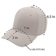 thumbnail image 6 of Pink Velcro Closure Adult Unisex Baseball Cap, 6 of 6