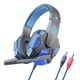 thumbnail image 1 of Puntoco Auriculares para computadora montados en la cabeza con cable y micrófono Auriculares estéreo para juegos con audio de baja latencia, 1 of 2