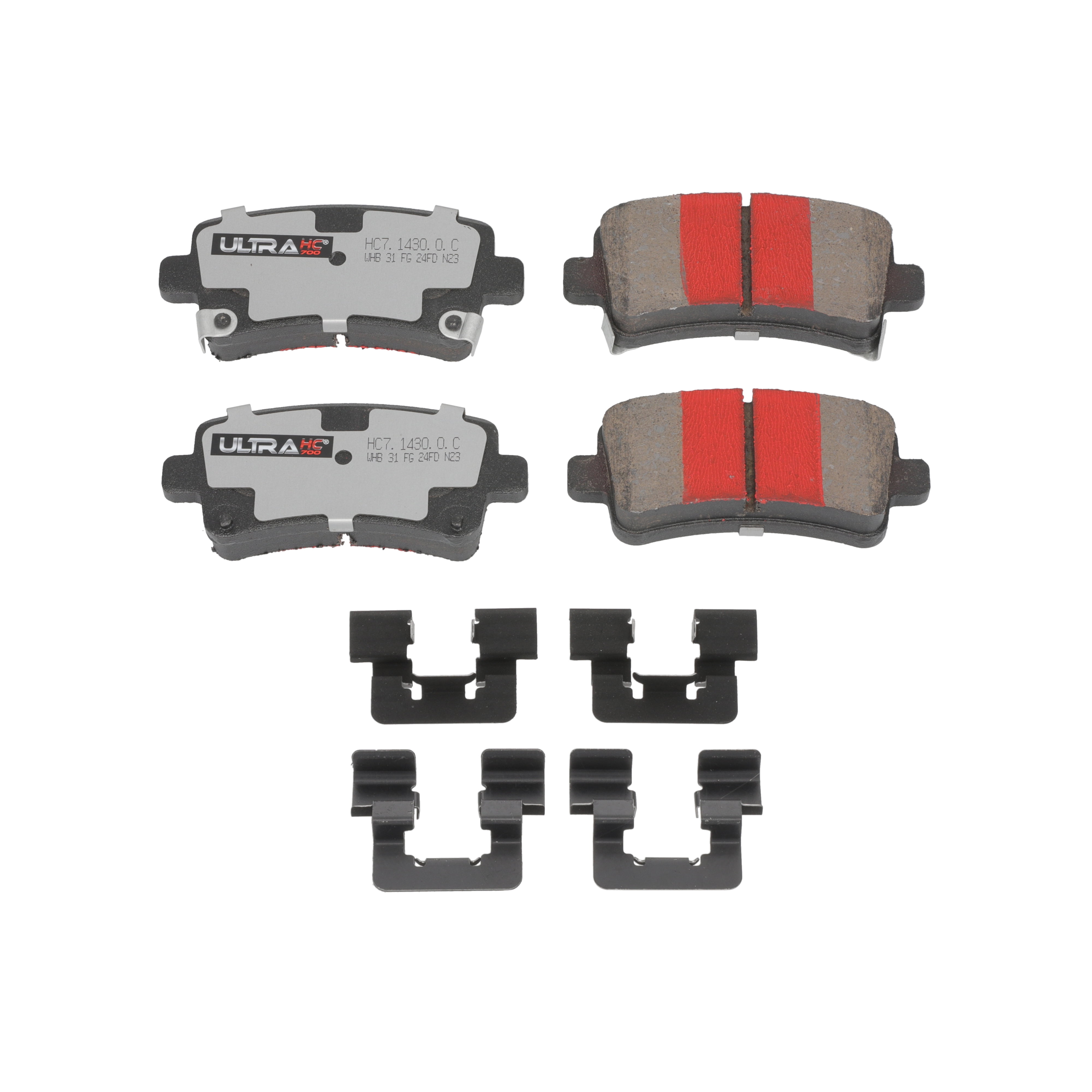 UltraHC 700 Brake Pad Set, Rear HC7.1430.0.C, Chevrolet Impala 2020-2014