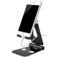 thumbnail image 1 of Multi-Angle Tablet Stand Holders, Adjustable for Multi-devices Stand Holders for Desk (4-10 Inch Range), Black, 1 of 8