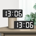 thumbnail image 4 of sruoe Alarm Clock, Clock Alarm Bedside, Clock Alarm Digital, Alarm Clocks for Bedrooms, Small Alarm Clock, Vibrating Alarm Clock, Projection Rectangular, Plastic, 4 of 5