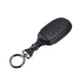 thumbnail image 1 of Unique Bargains Key Fob Cover with Keychain Leather Key Case Protector for Jeep for Dodge for Ram for Chrysler 200 Black, 1 of 8