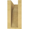 thumbnail image 4 of 4"W x 8"D x 8"H Classic Carmel Rough Cedar Woodgrain TimberThane Corbel, Primed Tan, 4 of 6