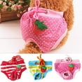 thumbnail image 2 of UDIYO New Female Pet Dog Puppy Cute Sanitary Pant Short Panty Striped Diaper Underwear, 2 of 6