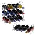 thumbnail image 4 of Estante de hierro Soledad Organizador de almacenamiento Estantería de vino, 4 of 8