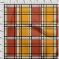 thumbnail image 3 of oneOone Cotton Silk Fabric Madras Check Printed Craft Fabric BTY 42 Inch Wide, 3 of 4