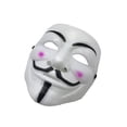 thumbnail image 4 of Máscara Disfraz de | Máscaras Halloween de Plástico Resistente con Resorte Ajustable | 19cm x 17cm | Mascara V de Vendetta | Máscaras para Disfraz, 4 of 5