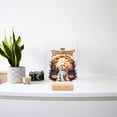 thumbnail image 3 of Mummy Maltese Happy Halloween with Pumpkins Bats Spooky Fun Acrylic Plaque Sign Ashwood Base Maltese Dog Lover Gifts Idea Home Desk Decor - 00019, 3 of 5