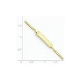 thumbnail image 2 of 14k Yellow Gold 6in Engravable Figaro Link Baby/Child ID Bracelet, 2 of 2