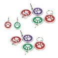 thumbnail image 4 of Fournitures pour Animaux de Compagnie, 10pcs Empreinte Animale Identité Animal Anti Étiquette Perdue Étiquette d'Identité pour Animaux de Compagnie Conception Conviviale, 4 of 8