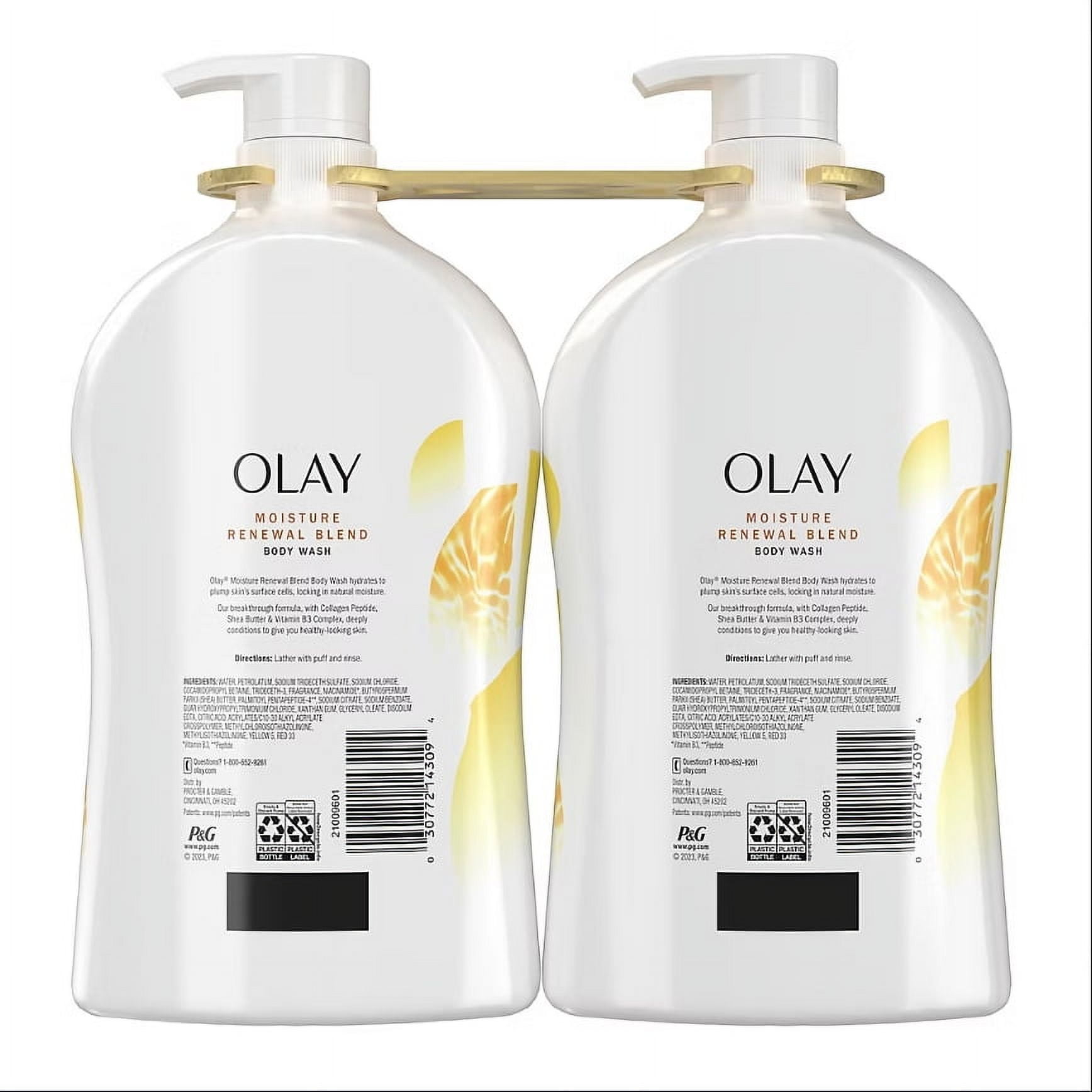 Olay Moisture Renewal Blend Body Wash, 2 pk./35 fl. oz.