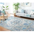thumbnail image 3 of SAFAVIEH Claremont Roseann Oriental Area Rug, Blue/Light Gray, 6' x 9'2", 3 of 9