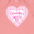 thumbnail image 4 of Inktastic Grandpa's Sweetie Pie with Pink Hearts Boys or Girls Baby Bodysuit, 4 of 5