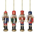 thumbnail image 2 of Northlight 4ct Wooden Nutcracker Christmas Ornament Set 5" - Red/Green, 2 of 8