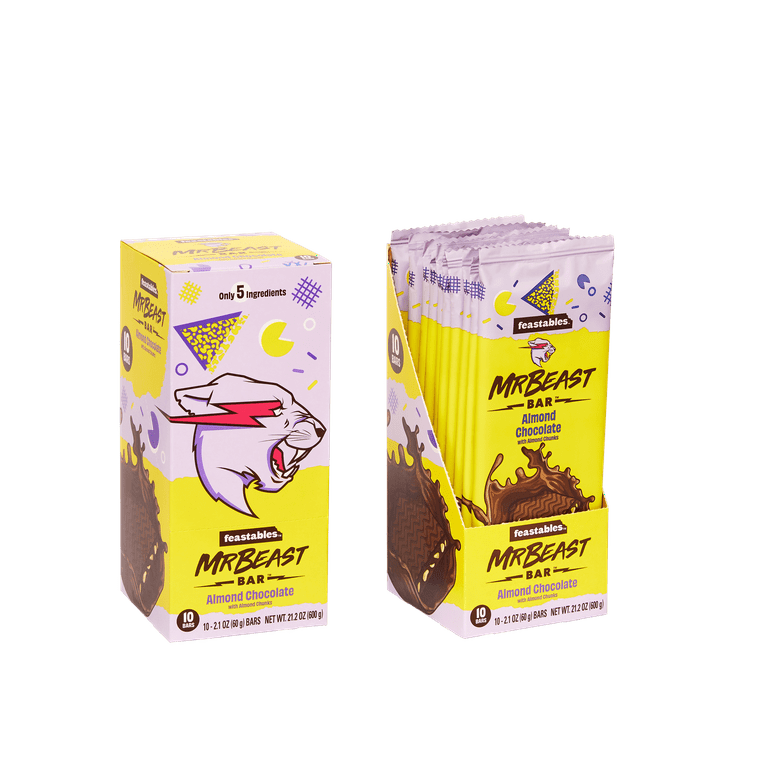 Faisables Mr. Beast Variety Pack Chocolate Almond Maroc