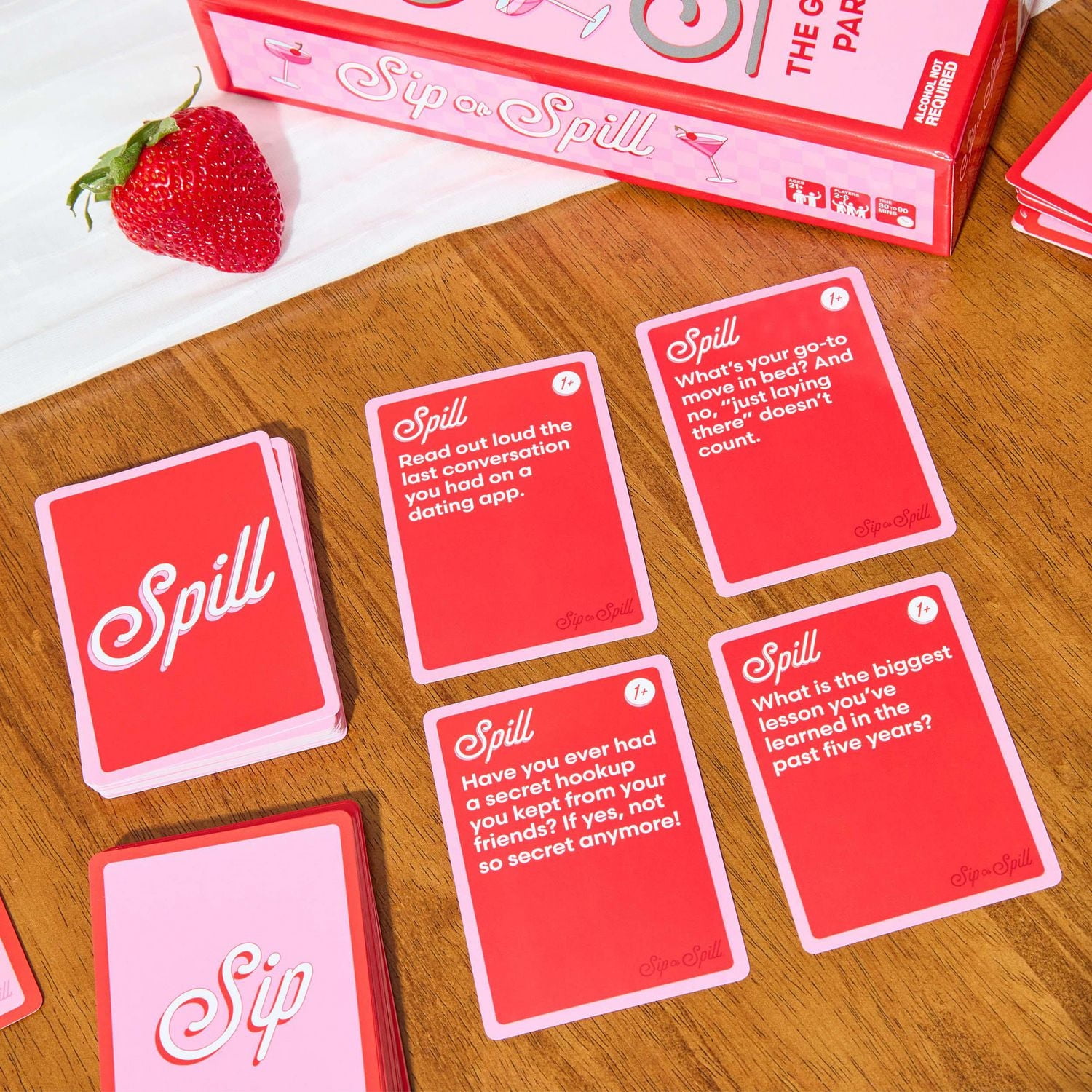 Sip or Spill — The Girl's Night Adult Party Drinking Game by Relatable, The Ultimate Bachelorette Party Game