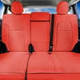 thumbnail image 4 of For 2020-2024 Tesla Model Y FH Group Faux Leather Custom Fit Car Seat Covers Rear Seat - Solid Red, 4 of 4