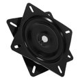 thumbnail image 1 of Square Shape Table Chair Swivel Universal Chassis for Display Stand Providing Sturdy Bearing in Black 1Pcs, 1 of 5