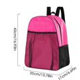thumbnail image 4 of Sac à Dos pour Enfants avec Compartiments Sac à Dos de Sport Multifonctionnel pour Genouillères Rose, 4 of 5