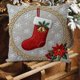 thumbnail image 4 of Seyotauo Christmas Linen Pillow Cover 18x18 inch with Imitation Embroidery Festive Patterns Cover for Farmhouse Bedroom Sofa Home Decor,Flax Craft for Christmas Pillow Cover,Hidden Zipper Easy to Use, 4 of 6