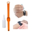 thumbnail image 2 of Portable Silicone Hand Sanitizer Wristband Dispenser 20ml Capacity With Refillable Beak Bottle For Travel Work And Healthcare Adjustable Wearable Sanitizer Bracelet For Adults And Children, 2 of 5