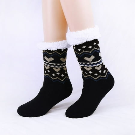 

PAXLYH Extra-warm Indoor Socks Women Bed Socks Warm Winter Gift Soft Floor Sock Clothes