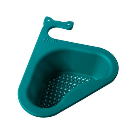 

Fovolat Kitchen Triangular Sink Filter | Multifunctional Triangle Sink Drain Basket | Cat Shape Kitchen Sink Drain Basket Dry And Wet Separation Fruit And Vegetable Kitchen Waste Draining Basket