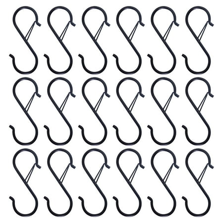 

Hfyihgf 18 Pcs S Hooks For Hanging S Shaped Hooks For Kitchen Utensil And Closet Rod