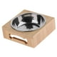 thumbnail image 5 of Tazones Extraíbles Soporte De Bambú Comedor Para Mascotas Con De Comedor Y Soporte De Bambú Para Y Acero Inoxidable Individual, 5 of 8