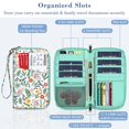 thumbnail image 3 of Funda para pasaporte, cartera Fintie Family, de nailon, con bloqueo RFID, 3 of 8