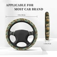 thumbnail image 4 of Bingfone Forest Maple Leaf Husky Steering Wheel Cover - Universal 15 Inches Car Steering Wheel Covers Grip Auto Internal Accessories, 4 of 6