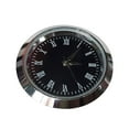 thumbnail image 2 of Mini Clock Insert, Quiet Clock Movement, Clock Mechanism, Easy To Read 35mm Round Clock Head For DIY Clock Repairing Replacement Black Roman Numbers, 2 of 8