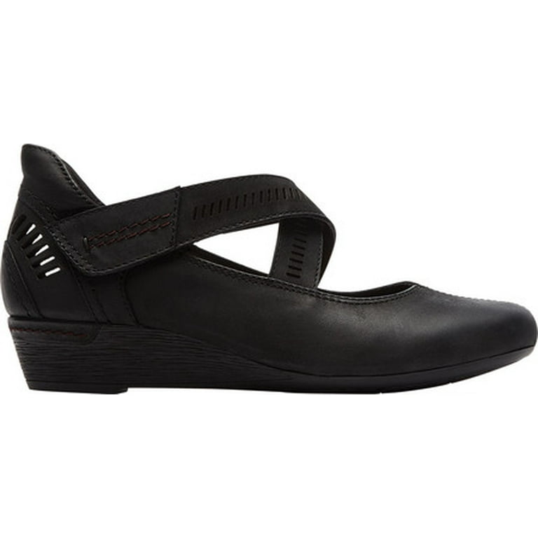 Women s Rockport Cobb Hill Janet Cross Strap Mary Jane Walmart