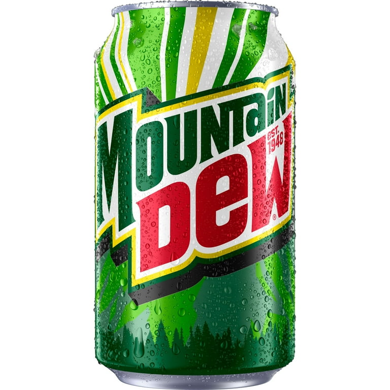 Mountain Dew Original Citrus Soda Pop, 24 Pack of 12 fl oz Cans