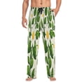 thumbnail image 4 of Daisy Chain Men's Lightweight Pajama Bottoms Stretch Elastic Waist Side Pockets Spring Fall, 4 of 7