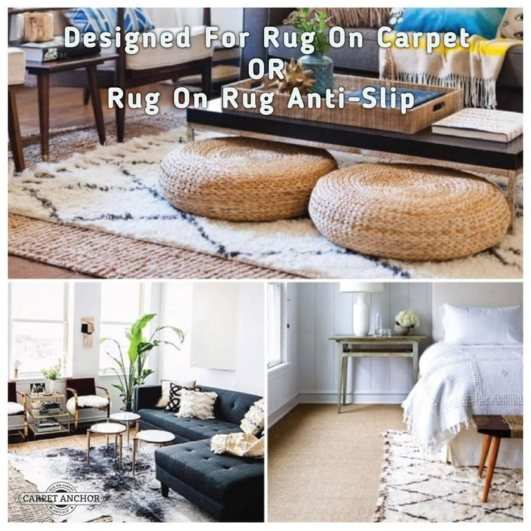 Anti-Slip Rug Anchors - Keep Your Rugs in Place!